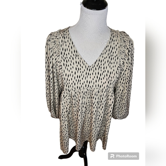 Mitto shop oversized high low blouse size med. - Picture 1 of 16